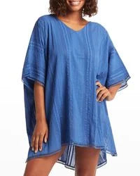 Hand - embroidered lace cover ups for a romantic and elegant beach outfitHEAT WAVE KAFTAN Hand - embroidered lace cover ups for a romantic and elegant beach outfitHEAT WAVE KAFTAN