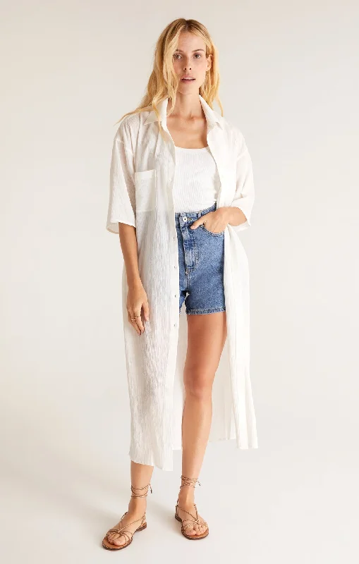 Nursing cover ups with discreet access for breastfeeding moms at the beachLINA BUTTON UP DUSTER Nursing cover ups with discreet access for breastfeeding moms at the beachLINA BUTTON UP DUSTER